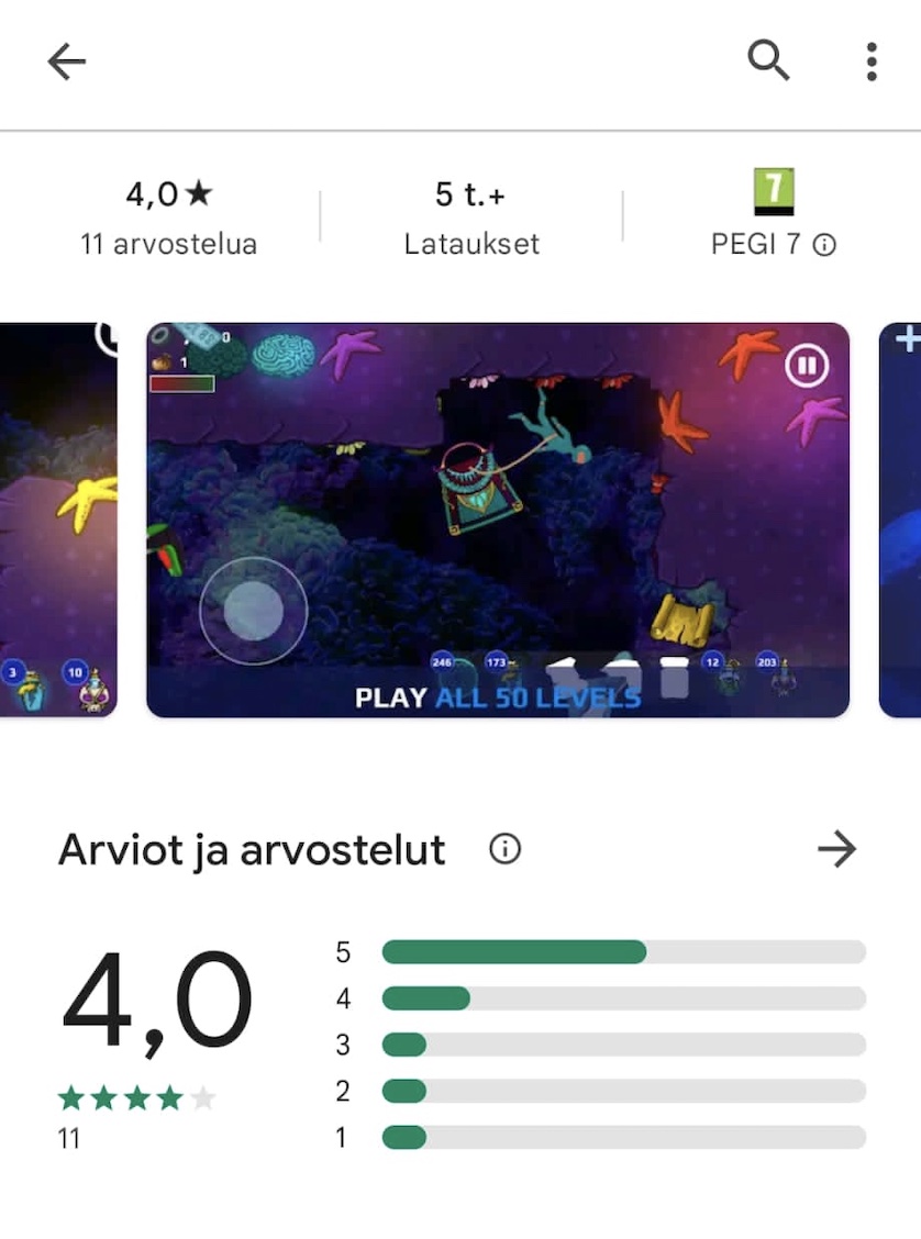 Google Play stats